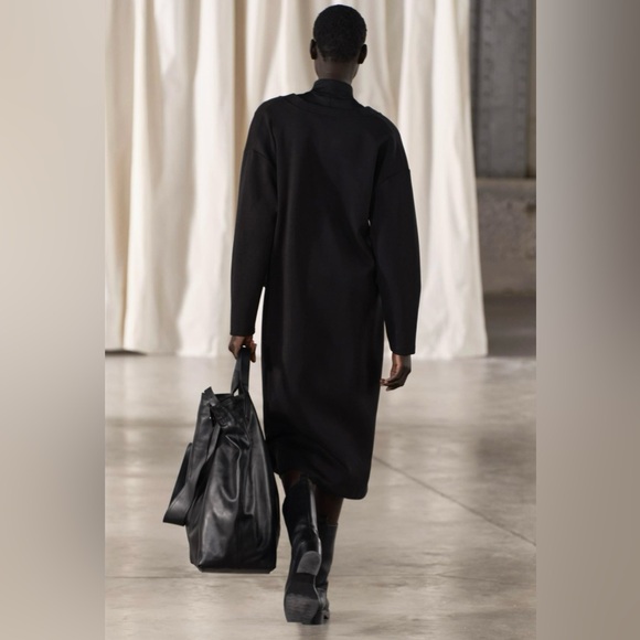 Zara Ruched Long Interlock Jacket - Picture 4 of 8